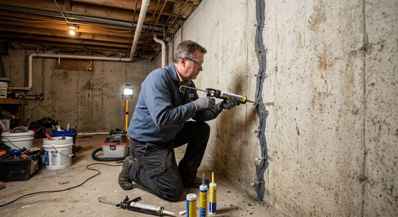 Basement Crack Repair in Severna Park, MD
