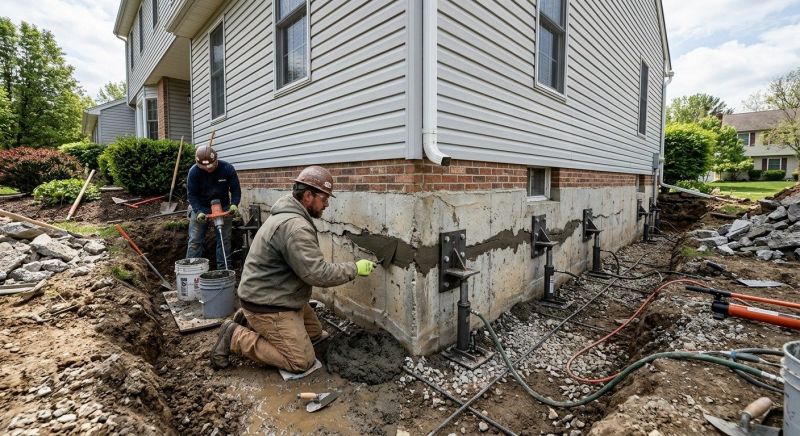 Basement Foundation Repair in Perry Hall, MD