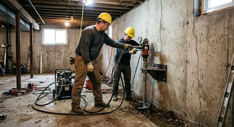 Basement Stabilization in Severna Park, MD