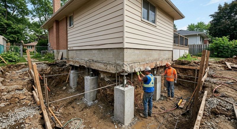 Basement Underpinning in Severna Park, MD