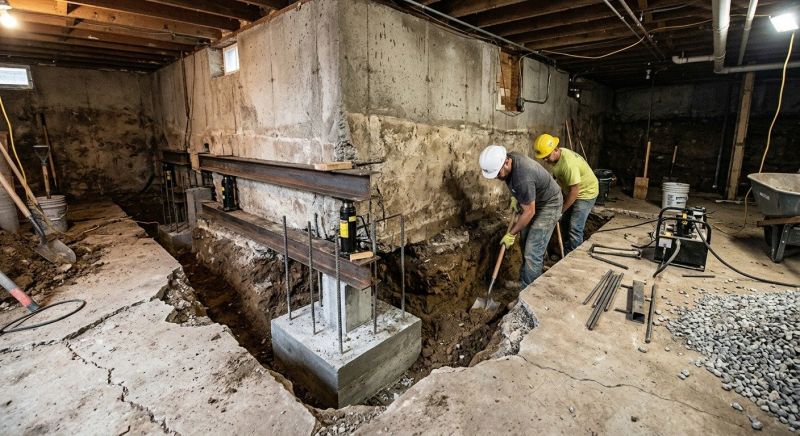 Basement Underpinning in Severna Park, MD