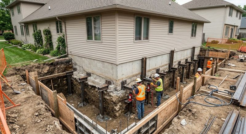 Basement Underpinning in Severna Park, MD