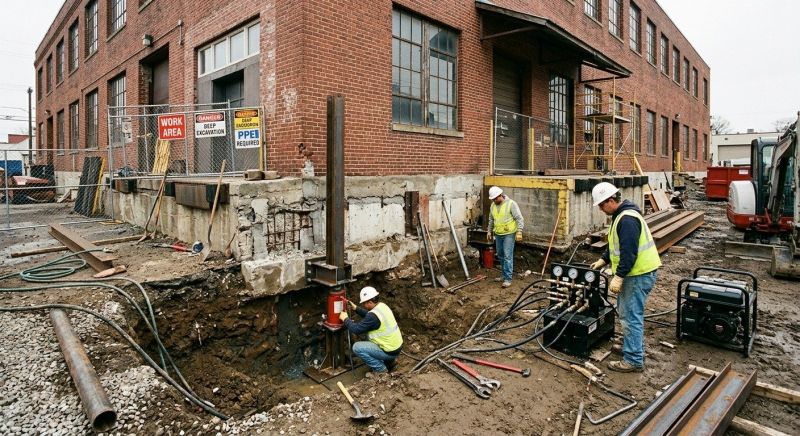 Building Foundation Repair in Hanover, MD