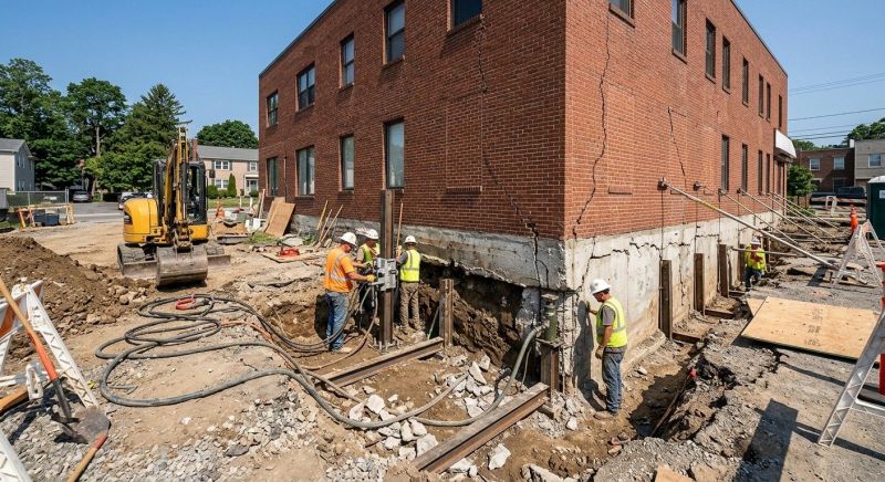 Building Foundation Repair in Severna Park, MD