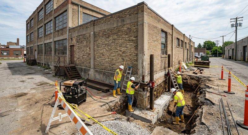 Building Foundation Repair in Severna Park, MD