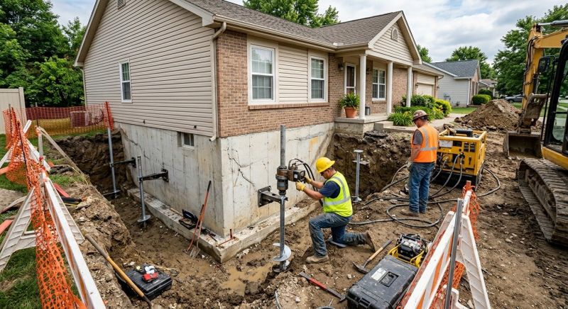 Building Foundation Repair in Pikesville, MD