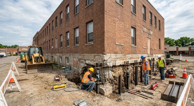Commercial Foundation Repair in Severna Park, MD