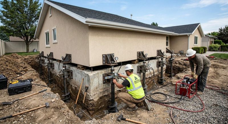 Concrete Foundation Leveling in Pasadena, MD