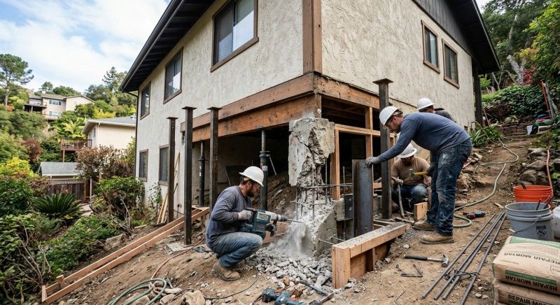 Concrete Foundation Repair in Middle River, MD