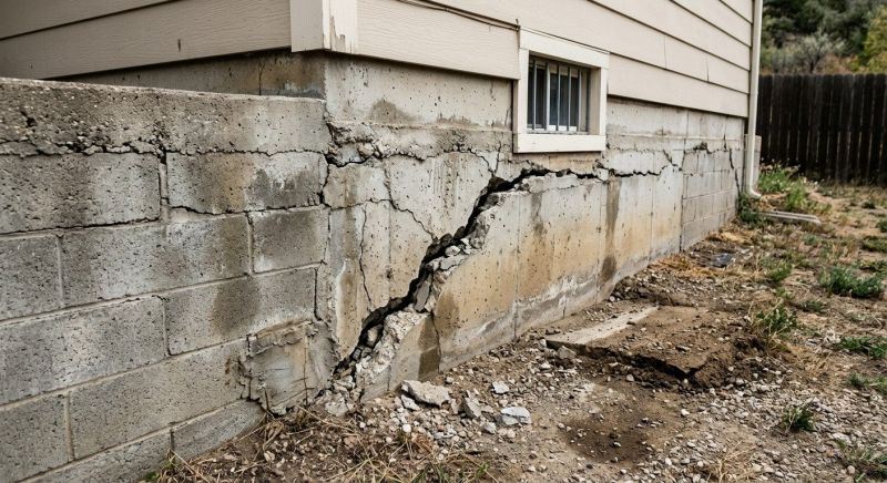 Cracked Foundation Repair in Anne Arundel County, MD