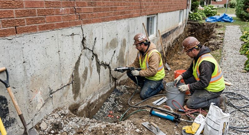 Cracked Foundation Repair in Clarksville, MD