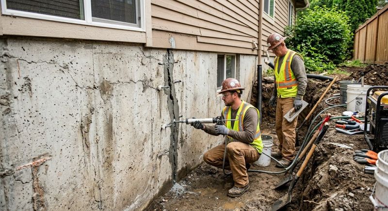 Cracked Foundation Repair in Dundalk, MD