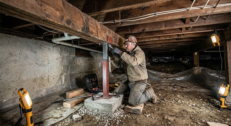 Crawlspace Foundation Repair in Anne Arundel County, MD
