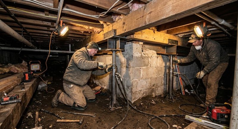 Crawlspace Foundation Repair in Ellicott City, MD