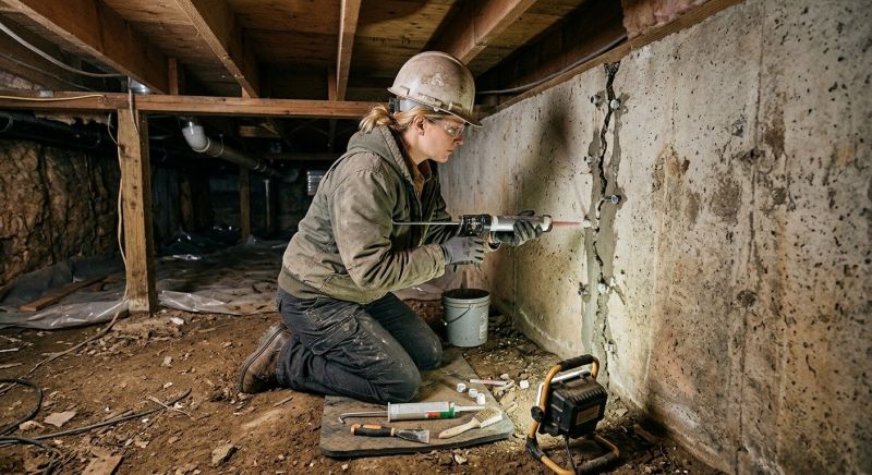 Crawlspace Foundation Repair in Ellicott City, MD