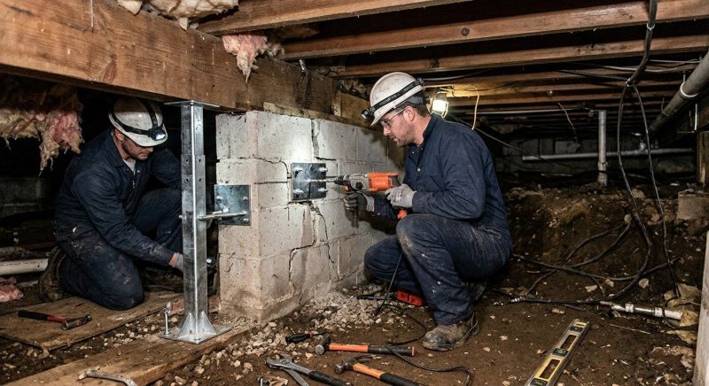 Crawlspace Foundation Repair in Highland, MD
