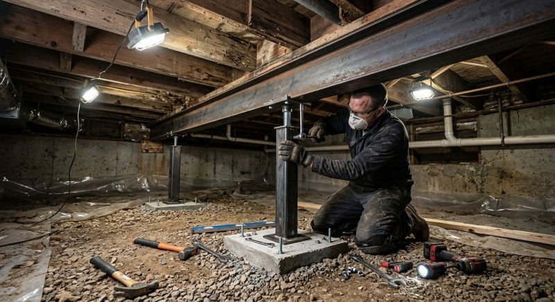 Crawlspace Structural Repair in Severna Park, MD