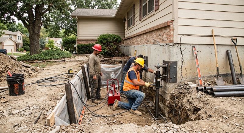 Deep Foundation Repair in Severna Park, MD