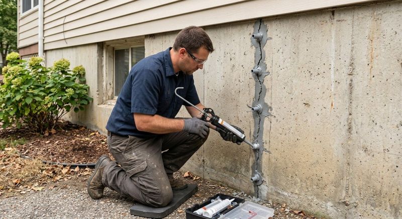 Foundation Crack Sealing in Severna Park, MD