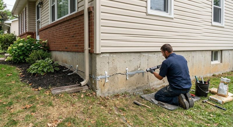 Foundation Crack Sealing in Severna Park, MD