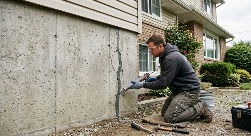 Foundation Crack Sealing in Severna Park, MD