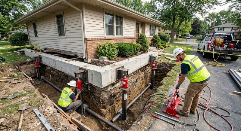 Foundation Jacking in Clarksville, MD