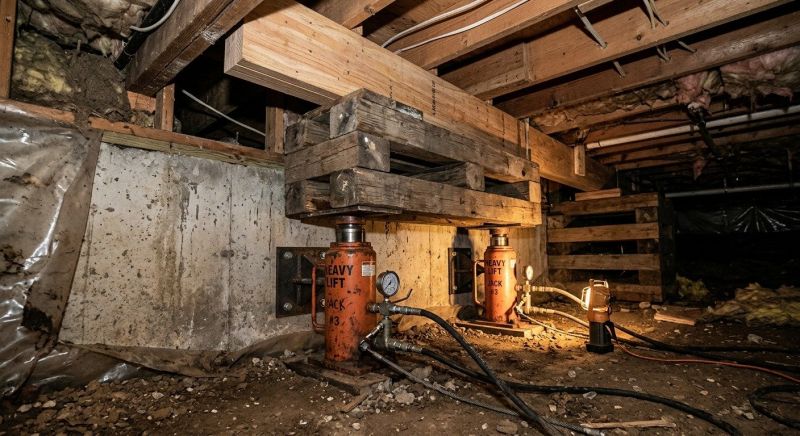 Foundation Jacking in Highland, MD