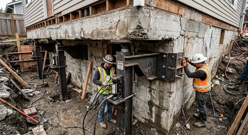 Foundation Lifting in Columbia, MD