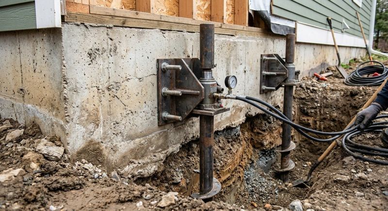 Foundation Pier Leveling in Severna Park, MD