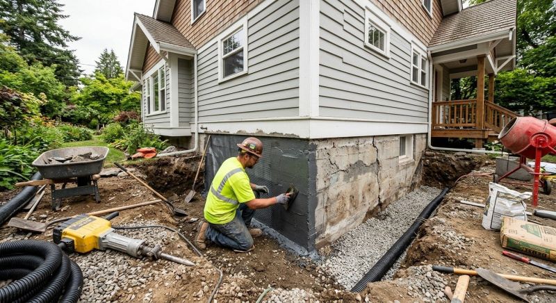 Foundation Renovation in Severna Park, MD