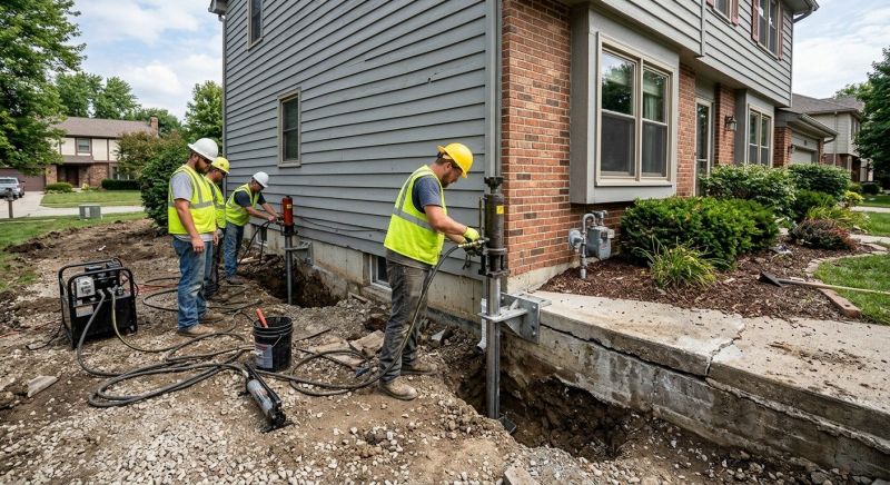 Foundation Stabilizing in Lutherville Timonium, MD