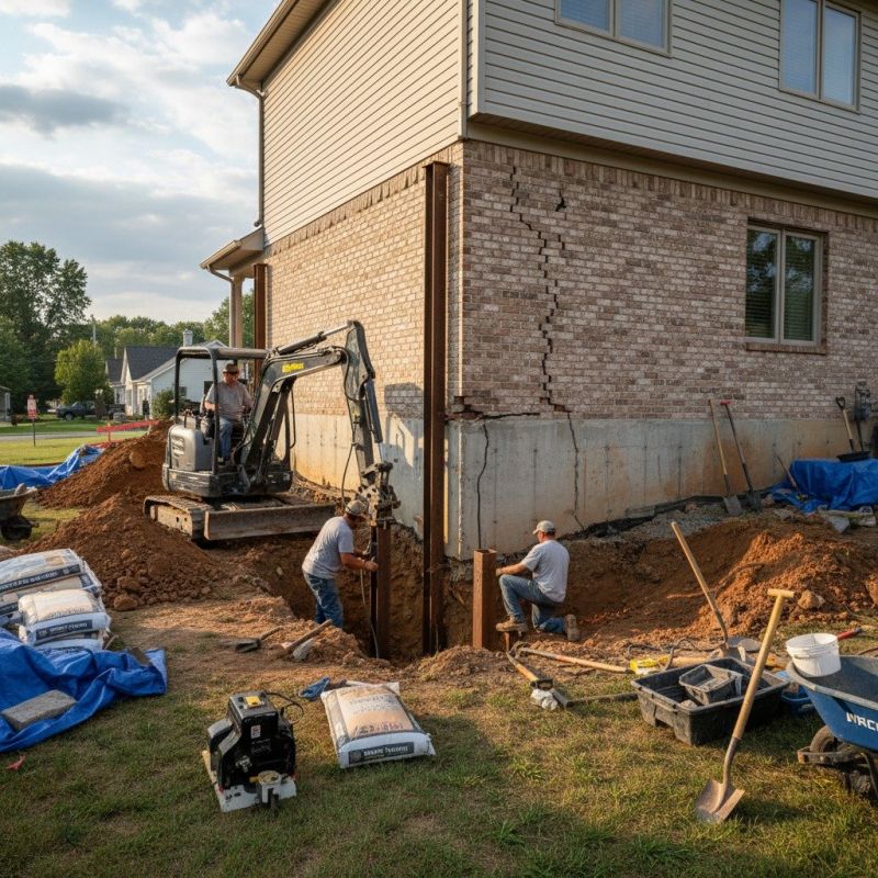 Foundation Structural Repair in Halethorpe, MD
