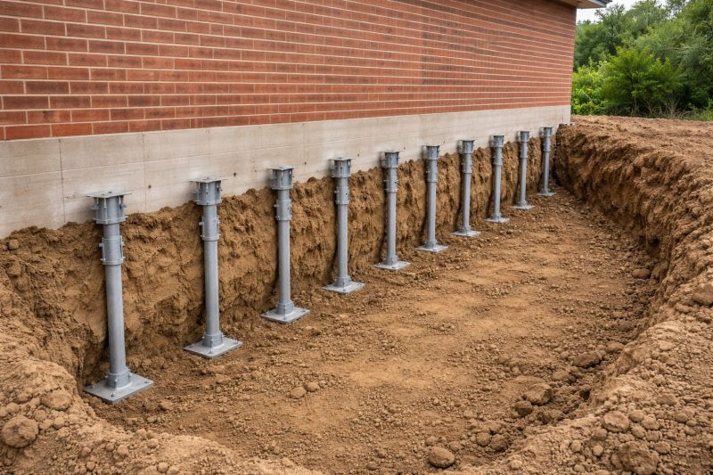 Helical Piers Installation in Severna Park, MD