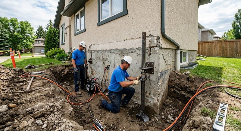Helical Pile Installation in Severna Park, MD