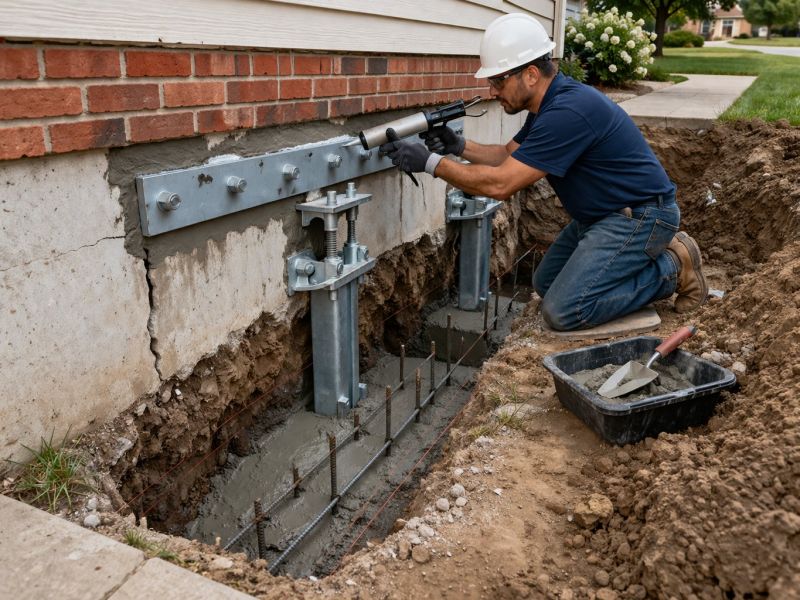Home Foundation Repair in Ellicott City, MD