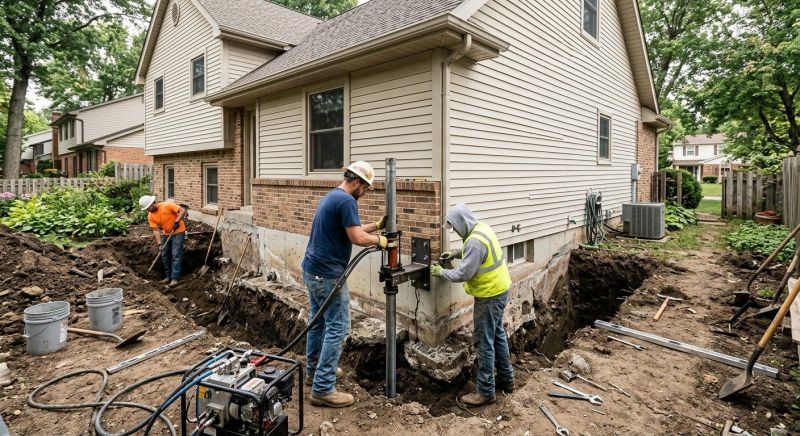 House Foundation Repair in College Park, MD