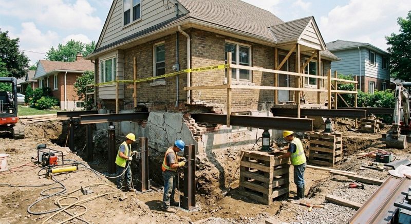 House Foundation Repair in Elkridge, MD