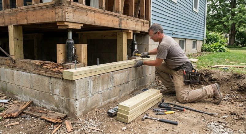 House Foundation Repair in Hyattsville, MD
