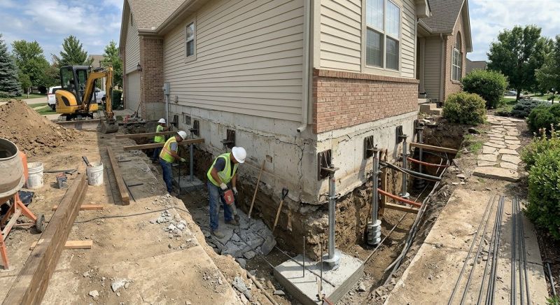 House Underpinning in Severna Park, MD