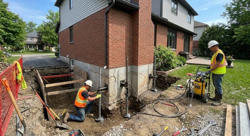 House Underpinning in Severna Park, MD