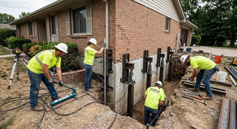 Settling Foundation Service in Ellicott City, MD