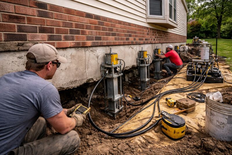 Settling Foundation Service in Laurel, MD