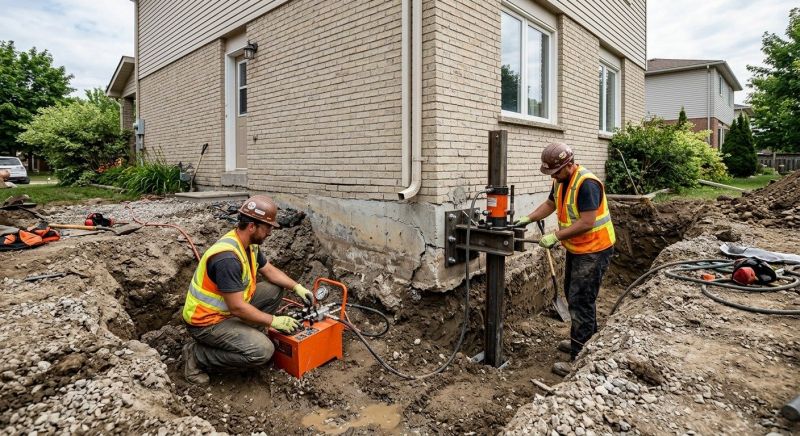 Sinking Foundation Lifting in Severna Park, MD