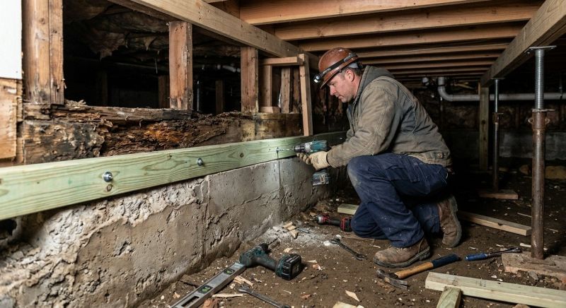 Sinking Foundation Repair in Deale, MD