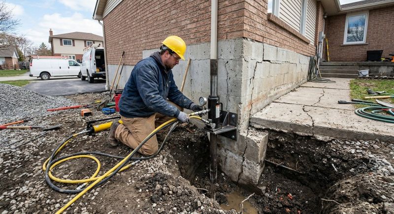 Sinking Foundation Repair in Deale, MD