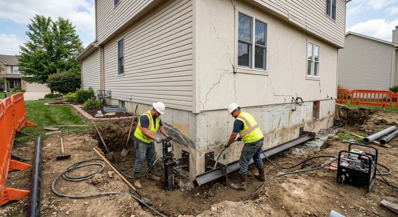 Sinking Foundation Repair in Dundalk, MD