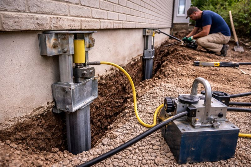 Sinking Foundation Repair in Halethorpe, MD