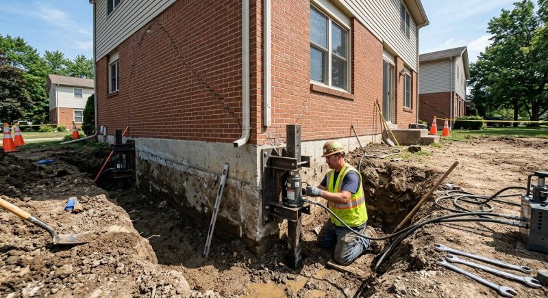 Sinking Foundation Repair in Severna Park, MD
