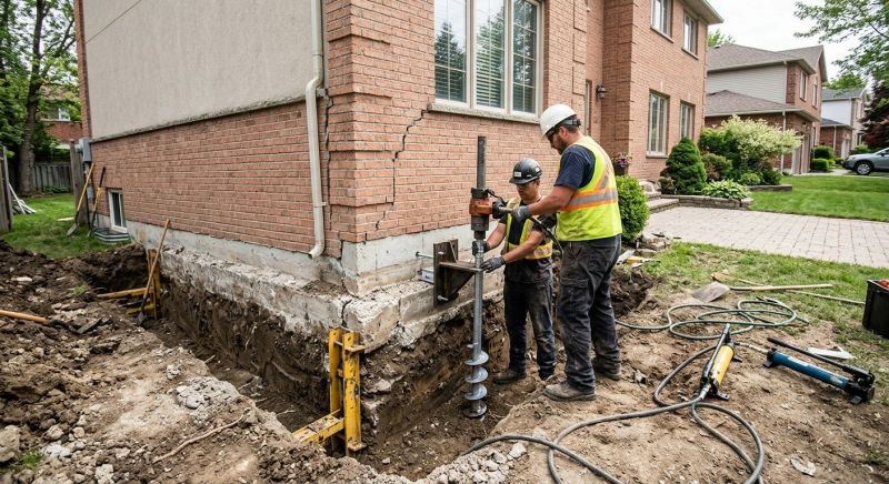 Sinking Foundation Repair in Middle River, MD