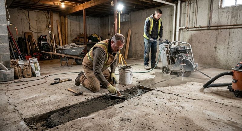 Slab Foundation Repair in Severna Park, MD